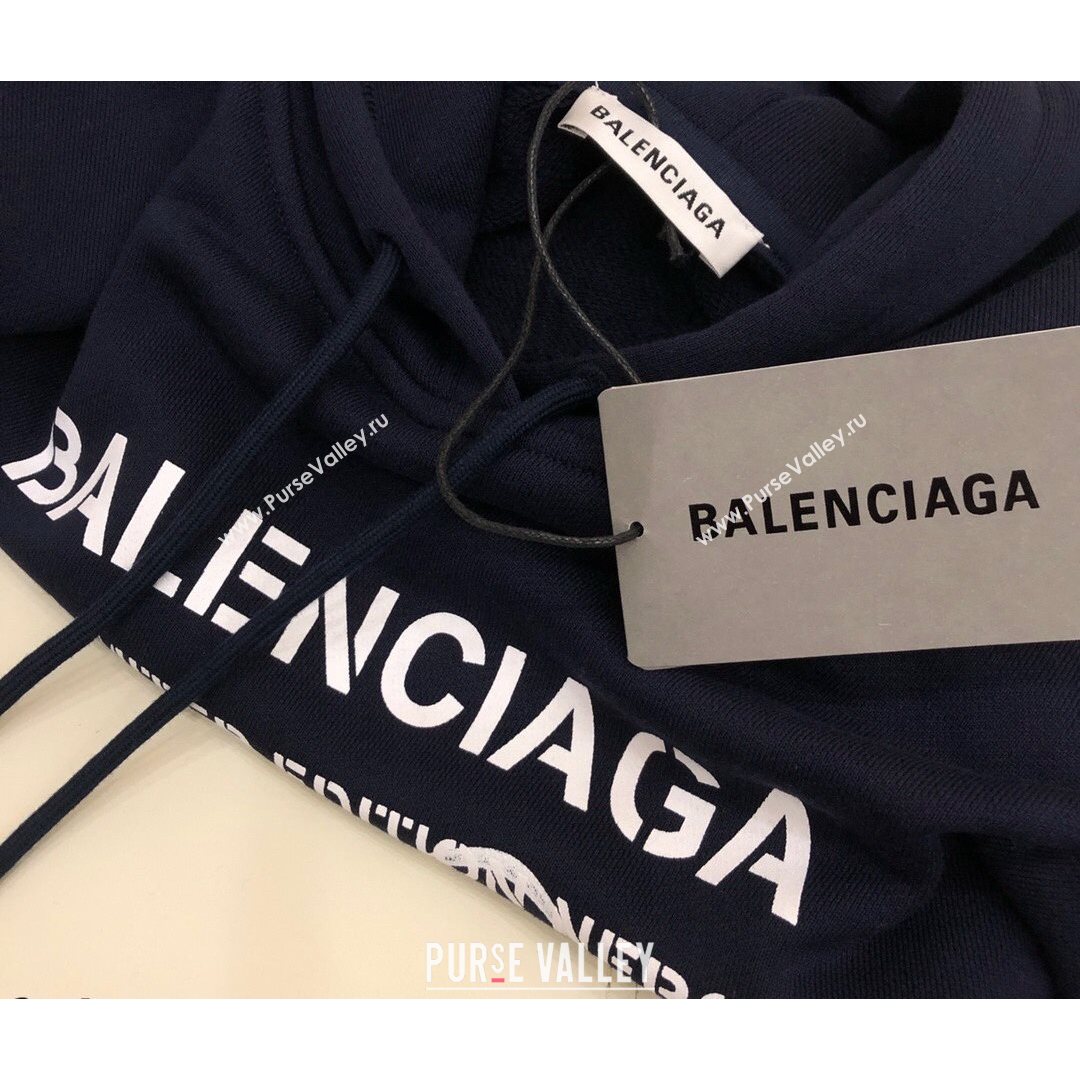 Balenciaga Sweatshirt Dark Blue 2021 (Q-21082627)