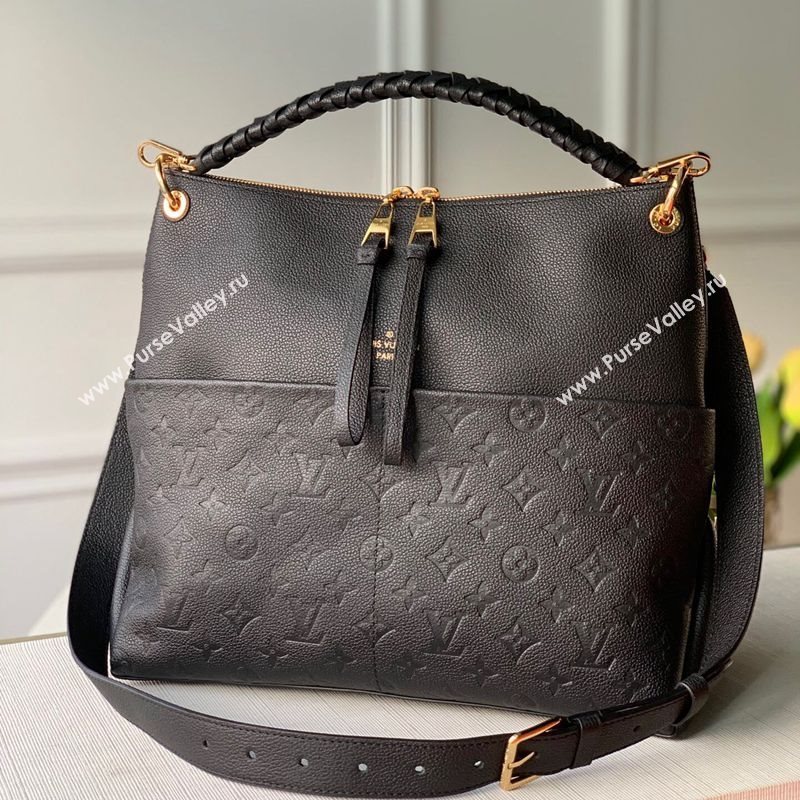 Louis Vuitton Maida Hobo Bag in Black Monogram Leather M45522 2020 (KI-20112427)
