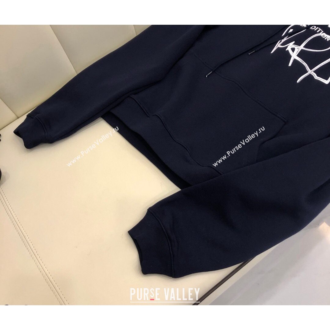 Balenciaga Sweatshirt Dark Blue 2021 (Q-21082627)