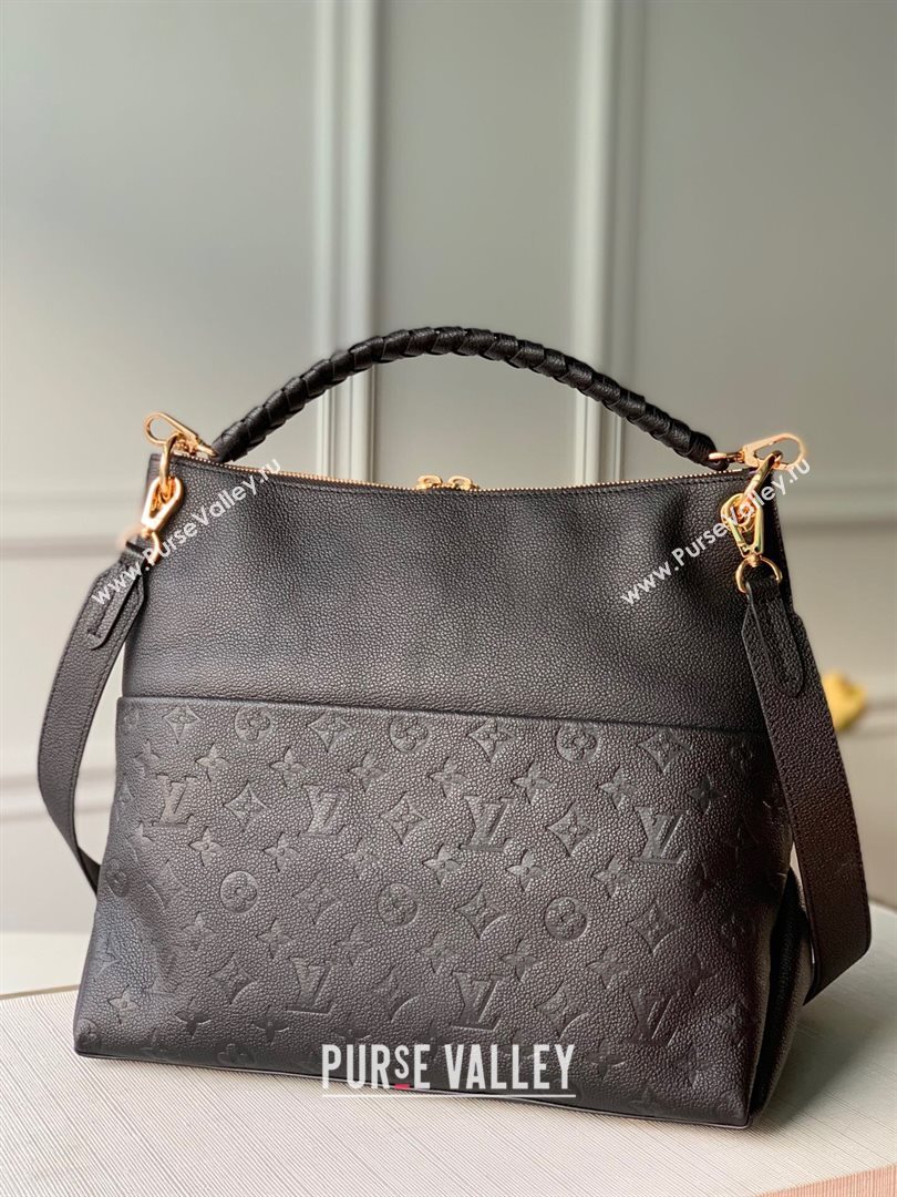 Louis Vuitton Maida Hobo Bag in Black Monogram Leather M45522 2020 (KI-20112427)