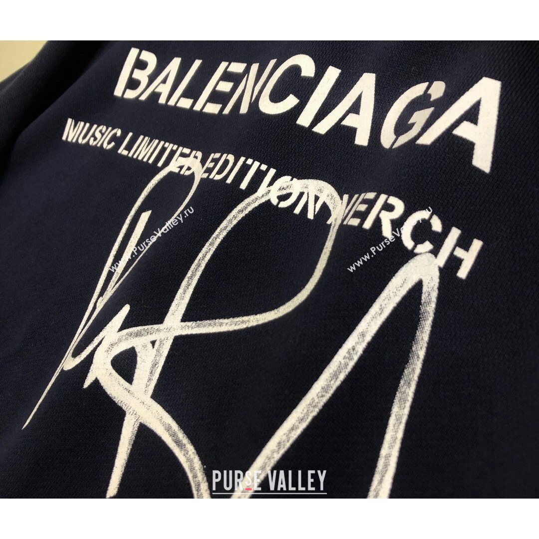 Balenciaga Sweatshirt Dark Blue 2021 (Q-21082627)