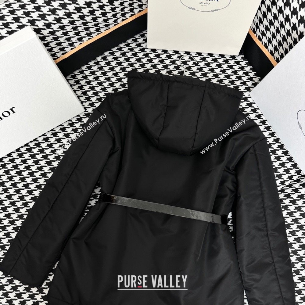 Prada Re-Nylon Padded Jacket P112930 Black 2023 (Q-23112930 )