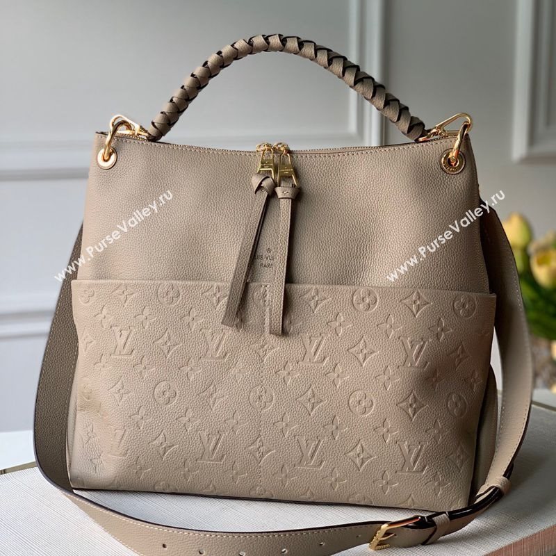 Louis Vuitton Maida Hobo Bag in Beige Monogram Leather M45522 2020 (KI-20112428)