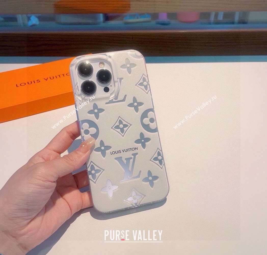 Louis Vuitton iPhone Holder White/Silver 2025 0616 (SHI-250616011)