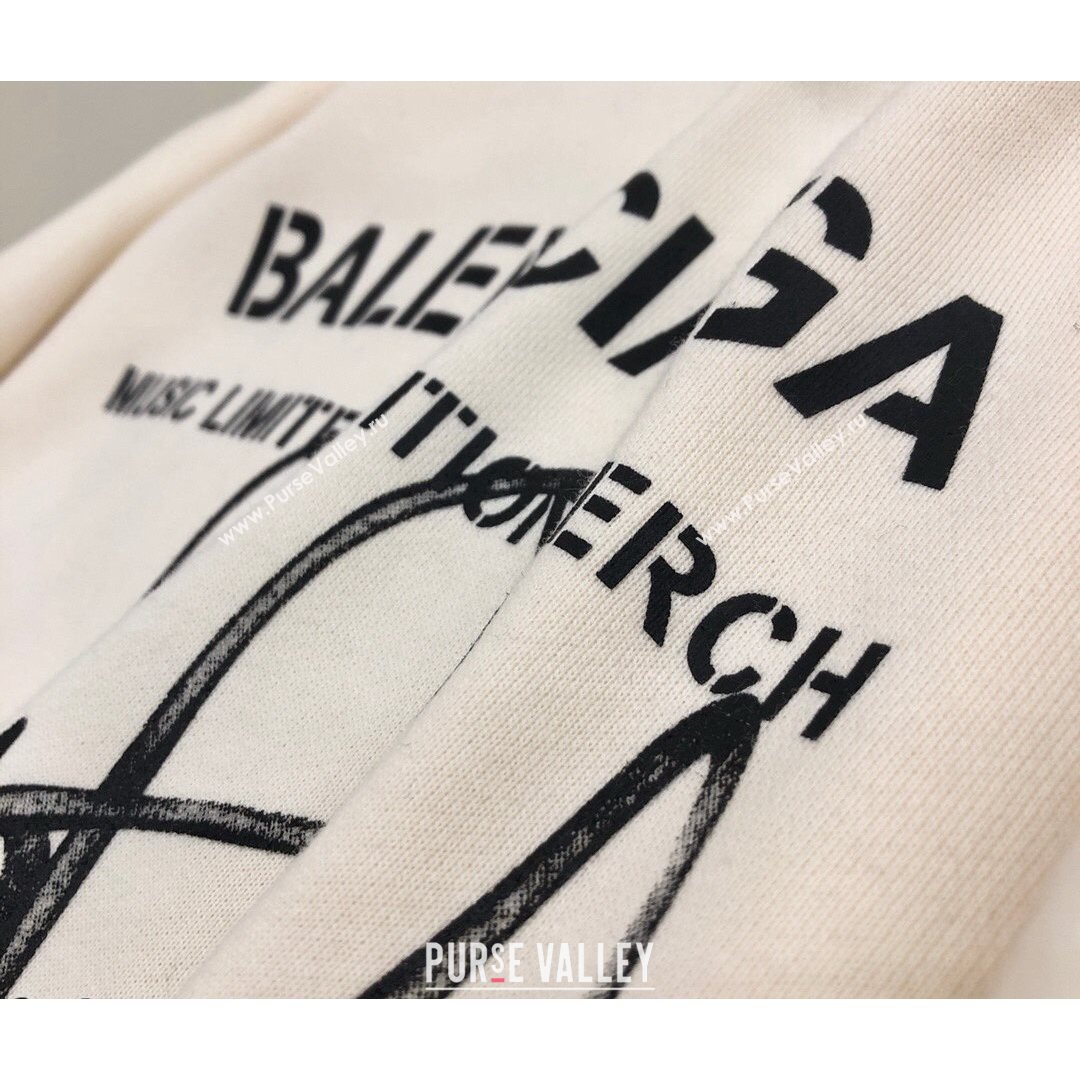 Balenciaga Sweatshirt White 2021 (Q-21082628)