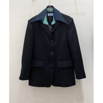 Prada Wool Jacket P112931 Black 2023 (Q-23112931)