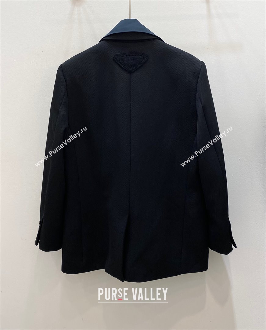 Prada Wool Jacket P112931 Black 2023 (Q-23112931)