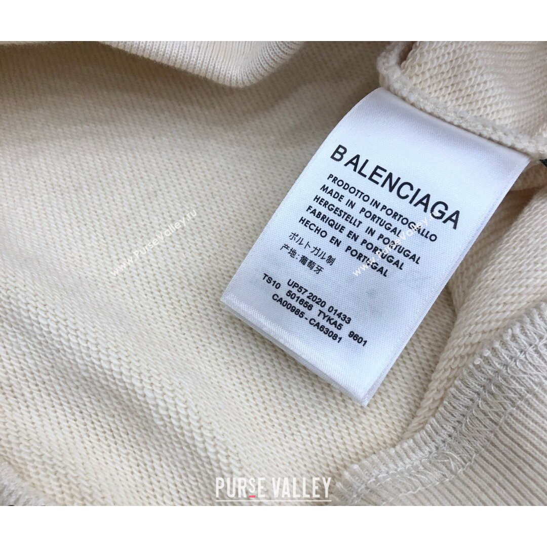 Balenciaga Sweatshirt White 2021 (Q-21082628)
