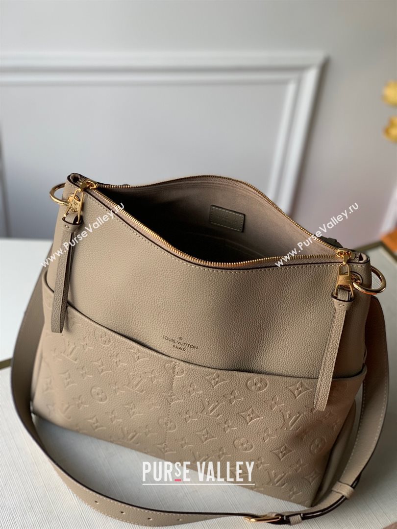 Louis Vuitton Maida Hobo Bag in Beige Monogram Leather M45522 2020 (KI-20112428)