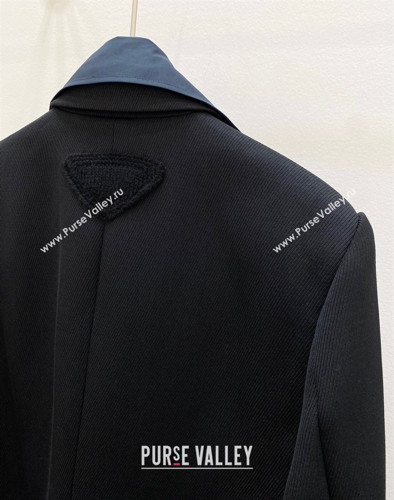 Prada Wool Jacket P112931 Black 2023 (Q-23112931)