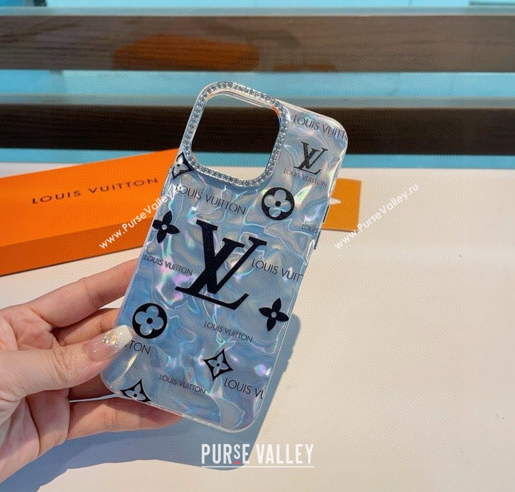 Louis Vuitton iPhone Holder Blue/Black 2025 0616 (SHI-250616013)