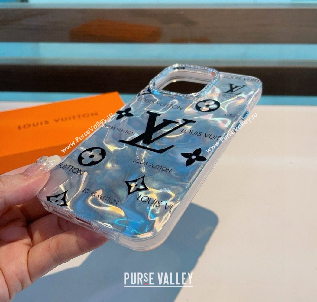 Louis Vuitton iPhone Holder Blue/Black 2025 0616 (SHI-250616013)