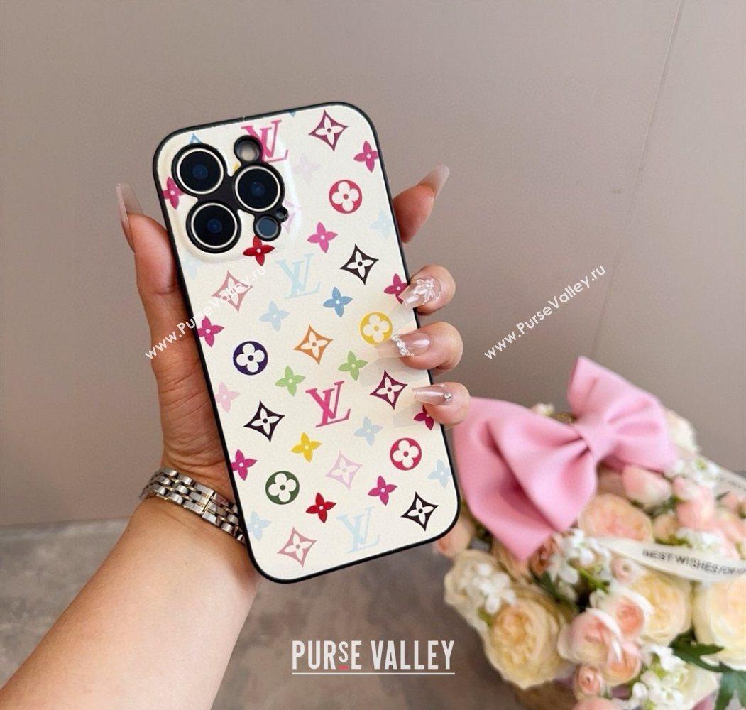 Louis Vuitton x TM iPhone Holder White/Multicolor 2025 0616 (SHI-250616014)