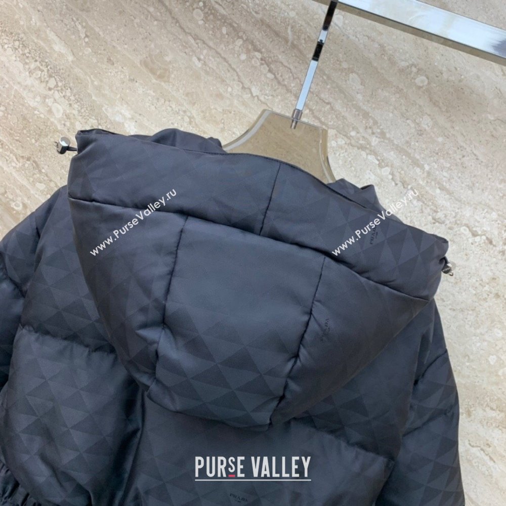 Prada Re-Nylon Down Jacket P112933 Black 2023 (Q-23112933)