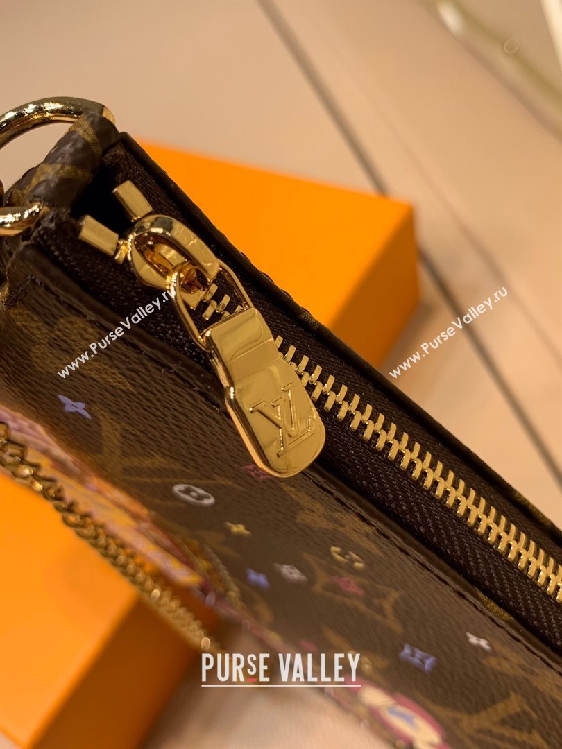 Louis Vuitton Christmas Mini Pochette Accessoires Clutch with Chain Bag M58009 03 2020 (KI-20112434)
