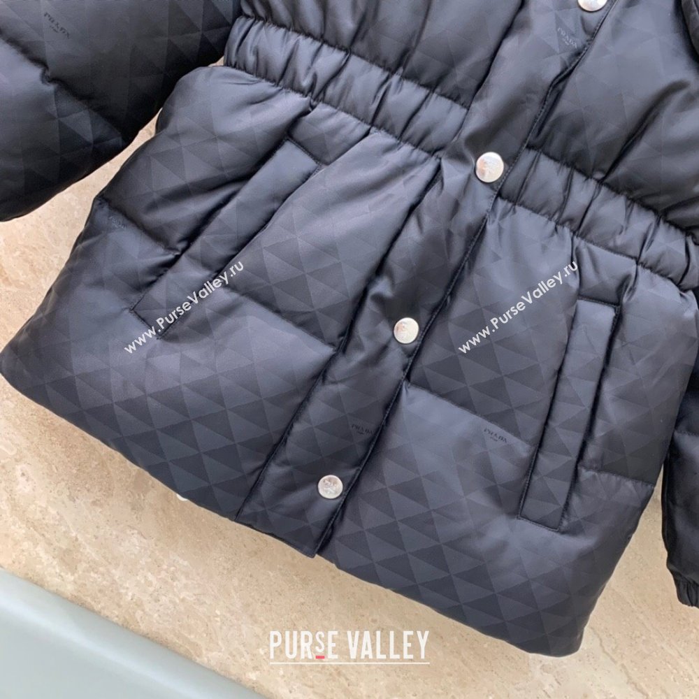 Prada Re-Nylon Down Jacket P112933 Black 2023 (Q-23112933)