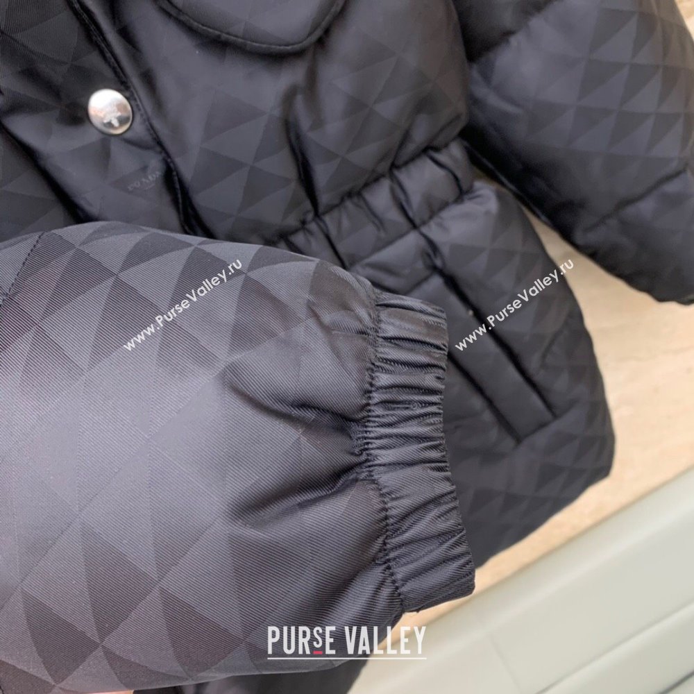 Prada Re-Nylon Down Jacket P112933 Black 2023 (Q-23112933)