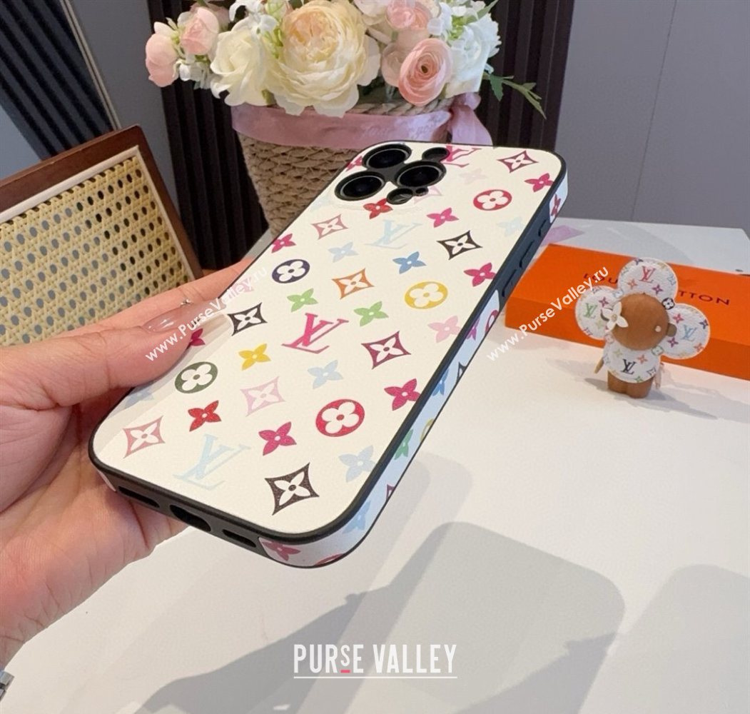 Louis Vuitton x TM iPhone Holder White/Multicolor 2025 0616 (SHI-250616014)