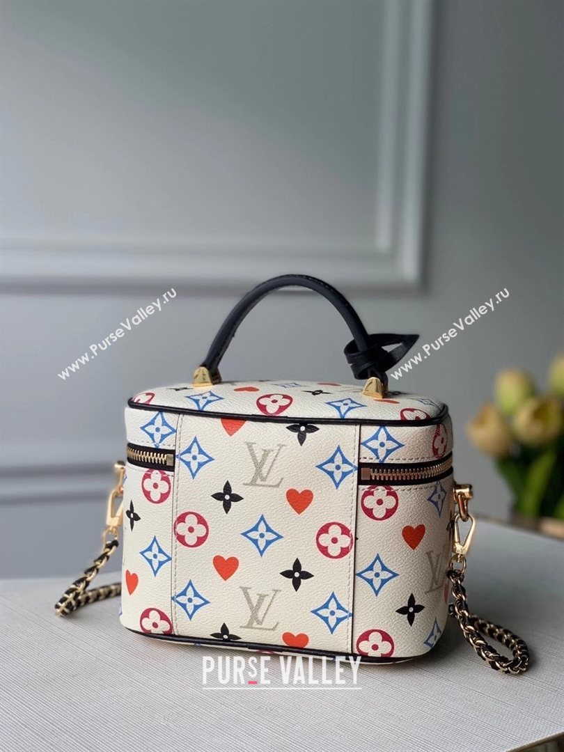 Louis Vuitton Game On Vanity Case PM Bag in White Monogram Canvas M57458 2020 (KI-20112431)