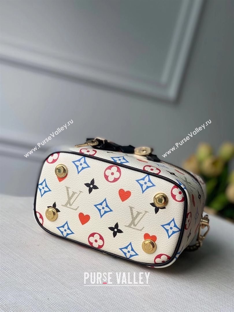 Louis Vuitton Game On Vanity Case PM Bag in White Monogram Canvas M57458 2020 (KI-20112431)