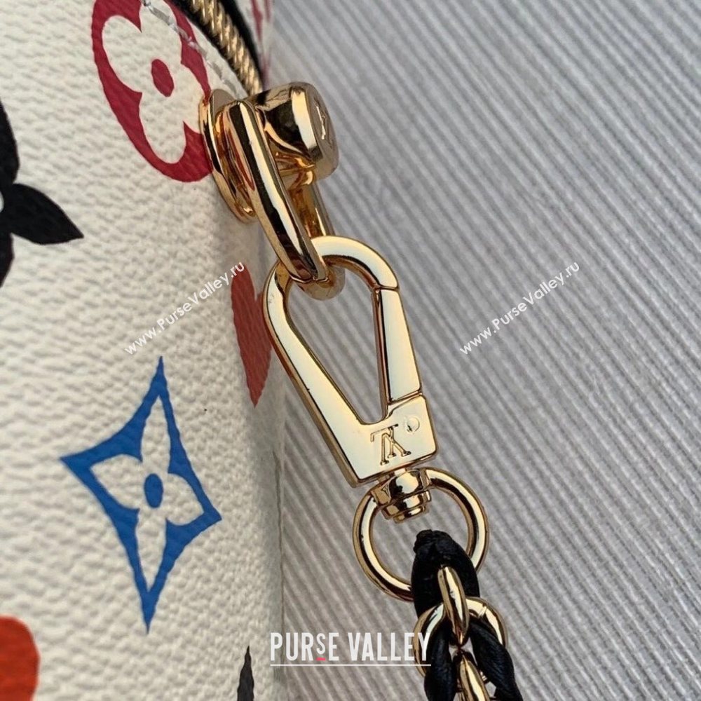 Louis Vuitton Game On Vanity Case PM Bag in White Monogram Canvas M57458 2020 (KI-20112431)