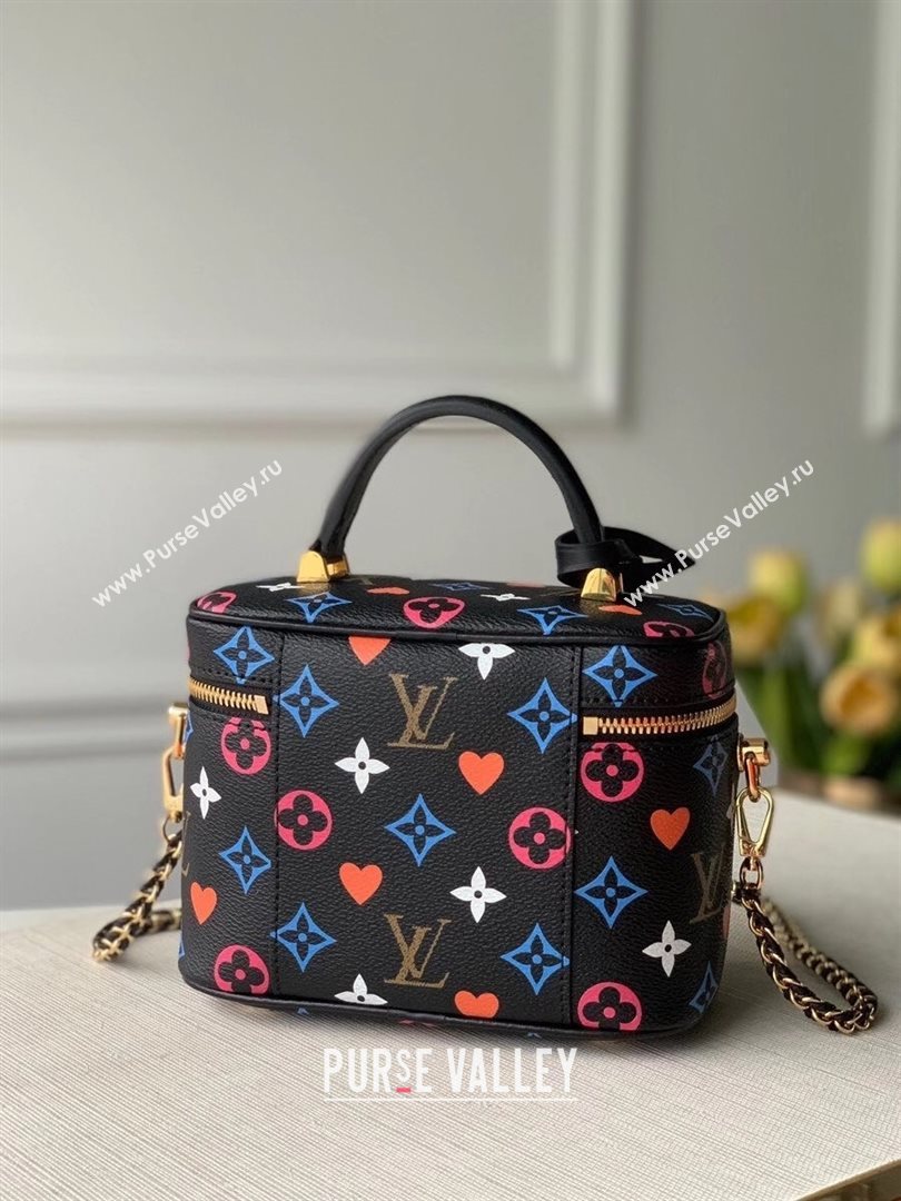 Louis Vuitton Game On Vanity Case PM Bag in Black Monogram Canvas M57482 2020 (KI-20112430)