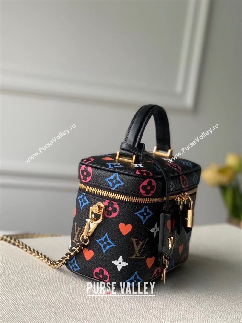 Louis Vuitton Game On Vanity Case PM Bag in Black Monogram Canvas M57482 2020 (KI-20112430)
