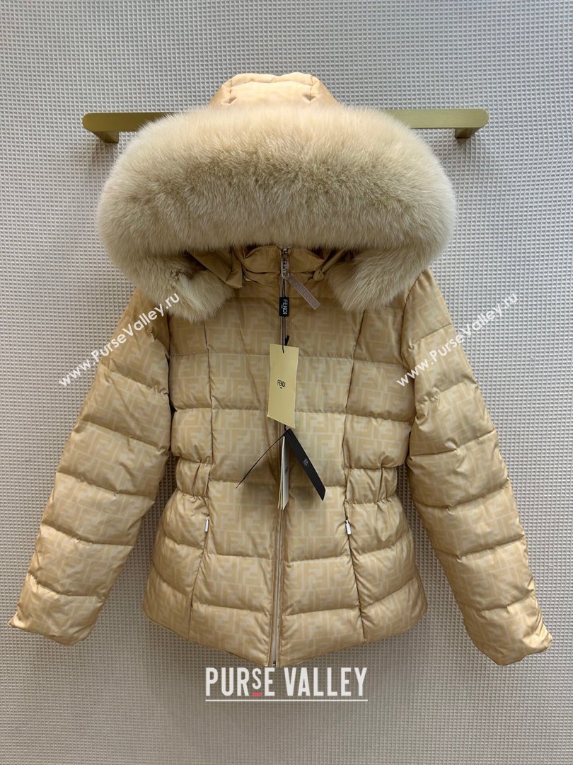 Fendi Reversible FF Down Jacket F110951 Yellow 2023 (Q-23110951)