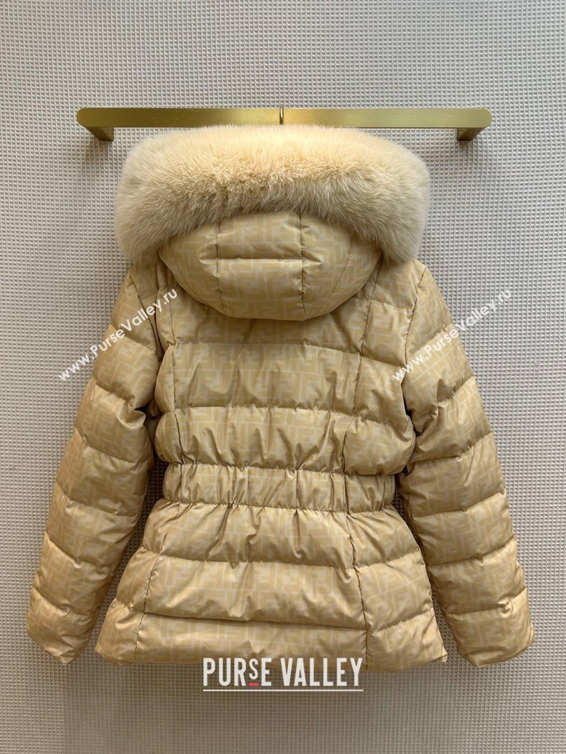 Fendi Reversible FF Down Jacket F110951 Yellow 2023 (Q-23110951)