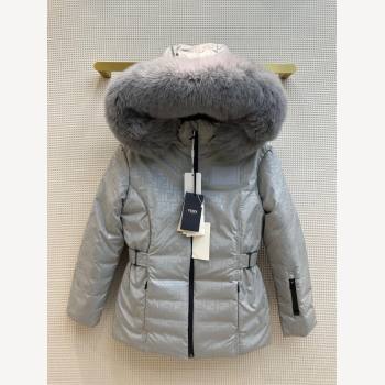 Fendi Reversible FF Down Jacket F110952 Grey 2023 (Q-23110952)