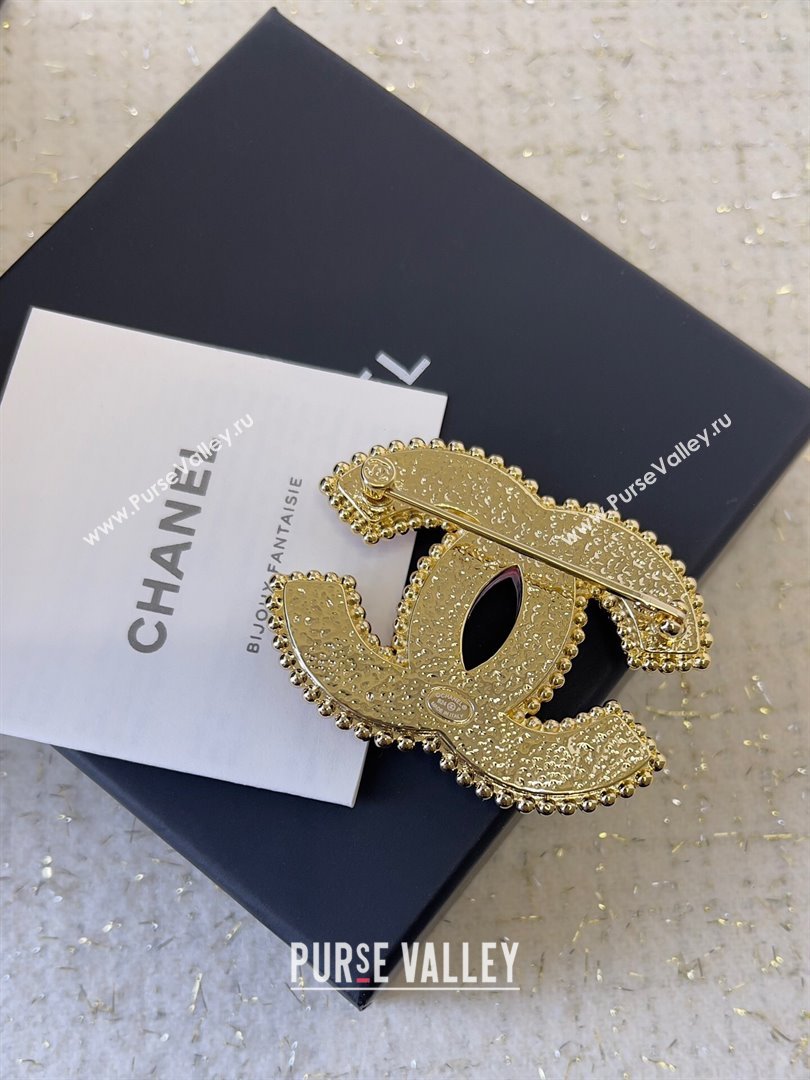 Chanel Brooch CH101060 Gold/Pink 2024 (YF-24101060)