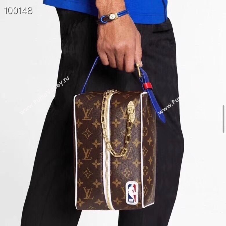 Louis Vuitton NBA Cosmetic Clutch Brown Monogram Canvas M85149 2020 (KI-2011249)
