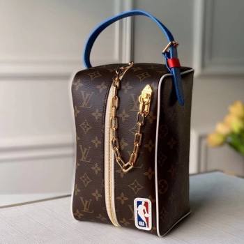 Louis Vuitton NBA Cosmetic Clutch Brown Monogram Canvas M85149 2020 (KI-2011249)