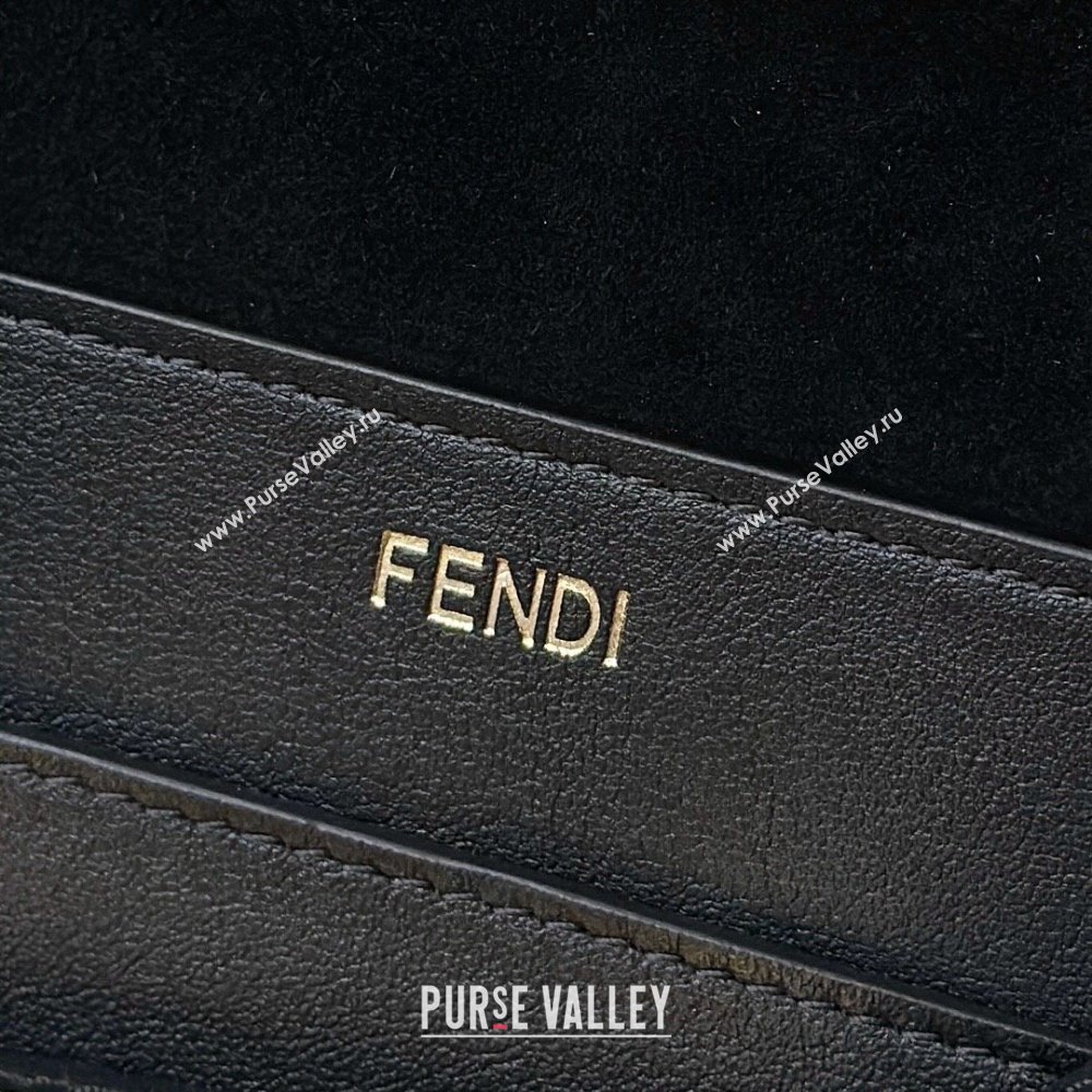 Fendi Peekaboo Soft Large Bag in Calfskin Leather Bag 80172L Black 2024 TOP (CL-241102001)