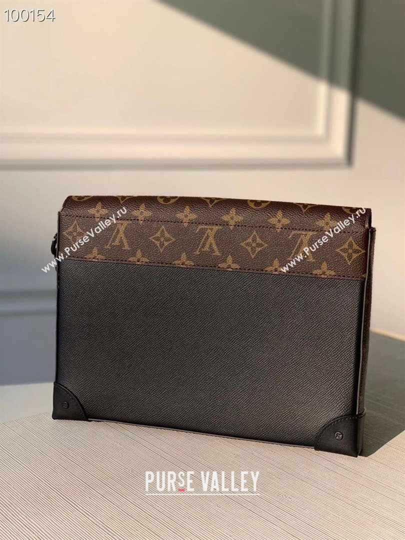 Louis Vuitton Pochette Voyage Steamer Clutch M30583 Black 2020 (KI-2011246)