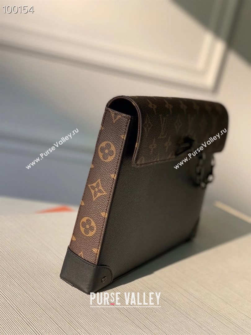 Louis Vuitton Pochette Voyage Steamer Clutch M30583 Black 2020 (KI-2011246)