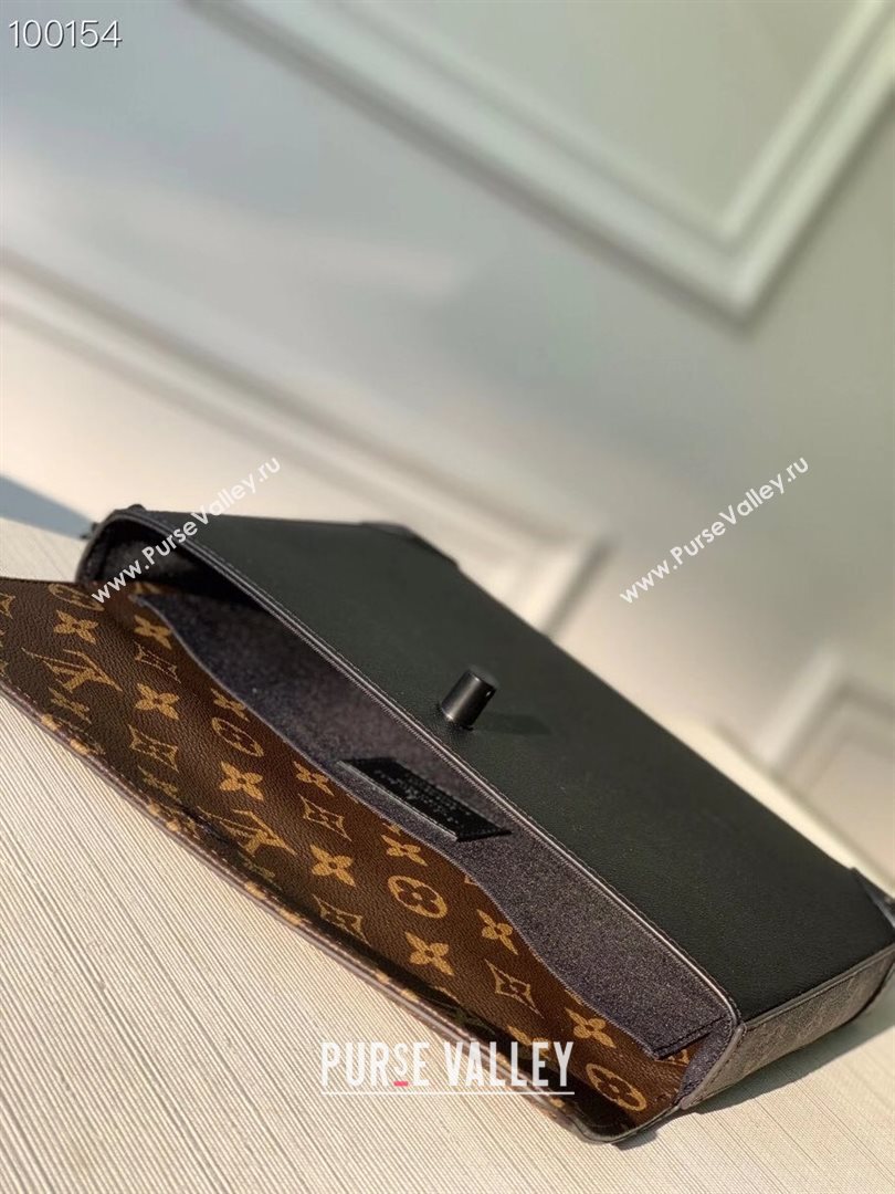 Louis Vuitton Pochette Voyage Steamer Clutch M30583 Black 2020 (KI-2011246)