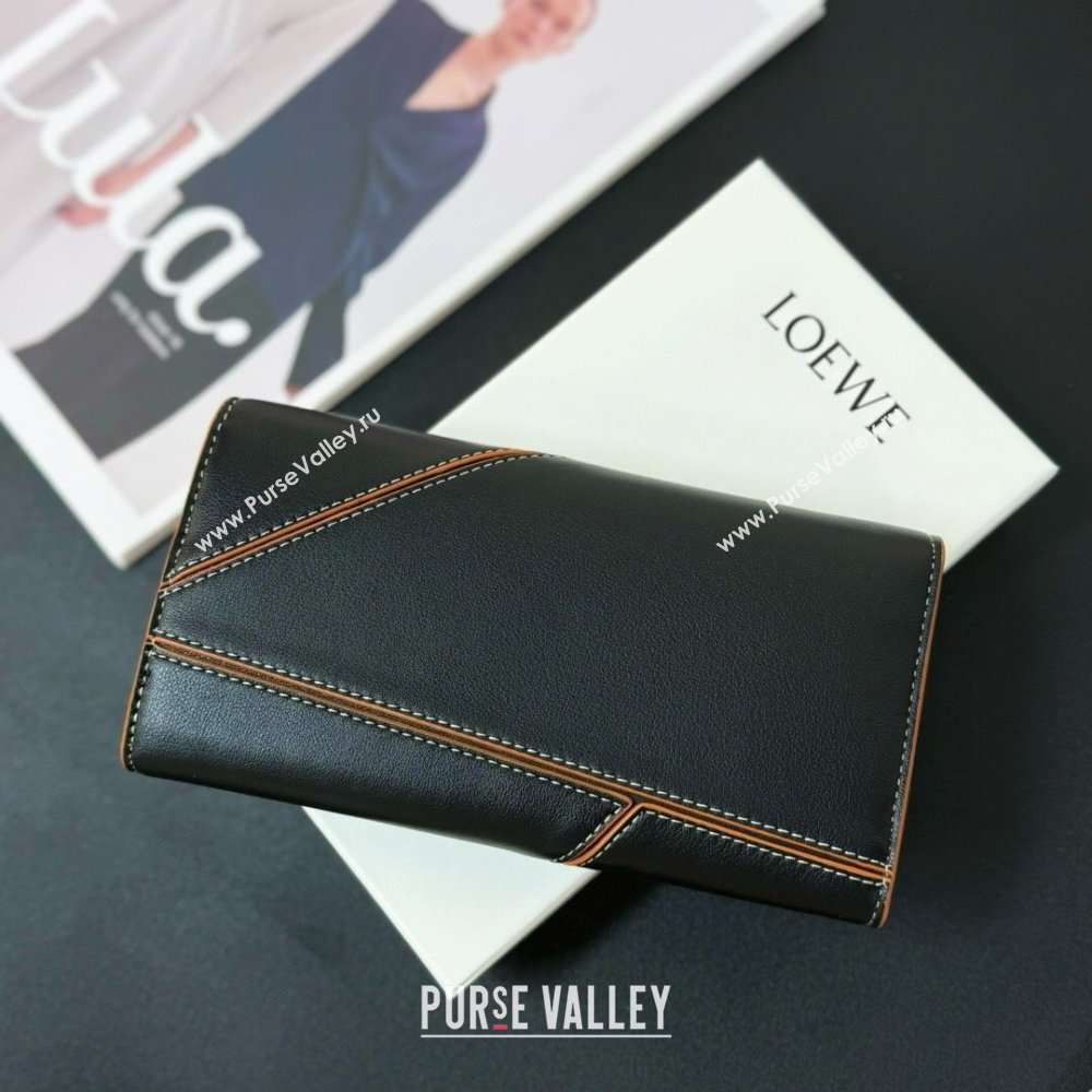 Loewe Puzzle Long Wallet Black 2024 (HY-24032108)