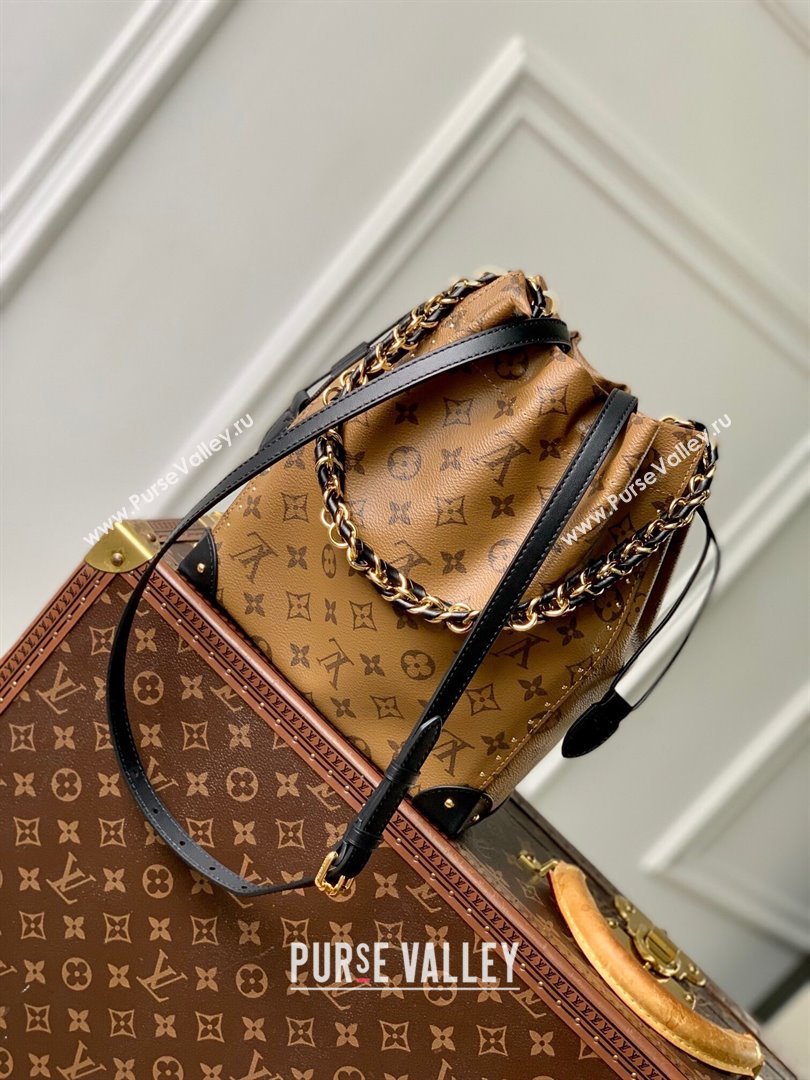 Louis Vuitton Noe Trunk PM Bucket Bag in Monogram Canvas M13324 Monogram Reverse Cruise 2025 (K-24120519)