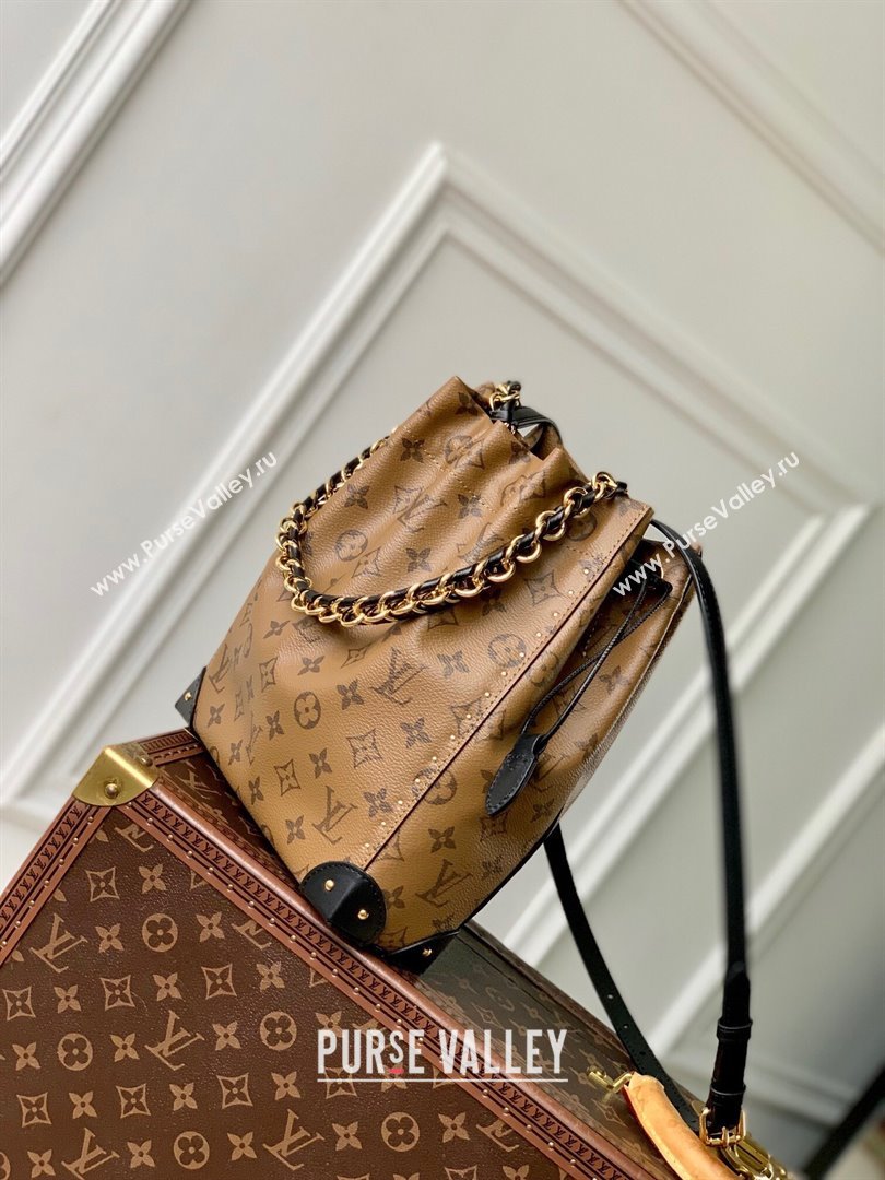 Louis Vuitton Noe Trunk PM Bucket Bag in Monogram Canvas M13324 Monogram Reverse Cruise 2025 (K-24120519)