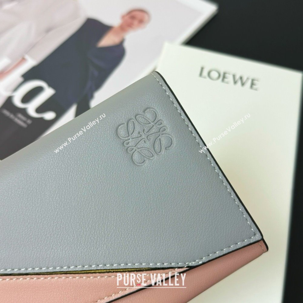 Loewe Puzzle Long Wallet Yellow/Grey 2024 (HY-24032109)