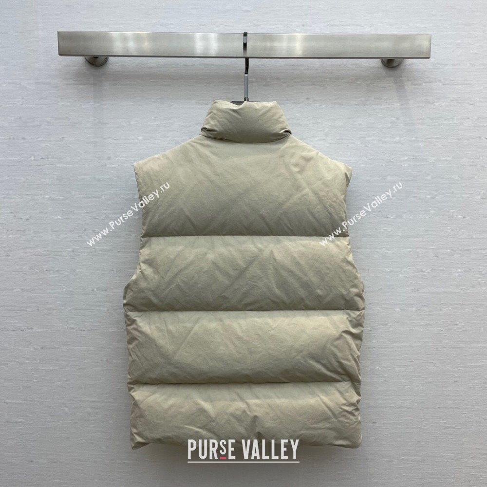 Prada Down Vest P110935 Beige 2023 (VT-23110935)