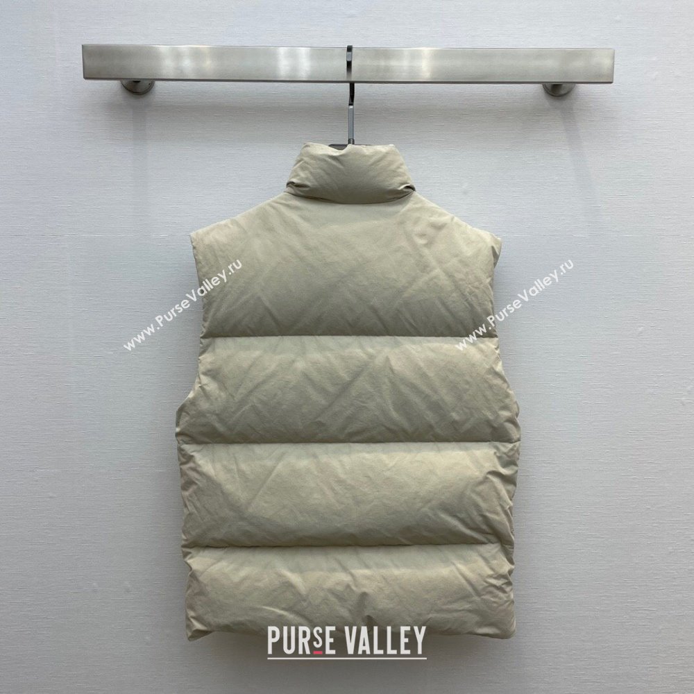 Prada Down Vest P110935 Beige 2023 (VT-23110935)