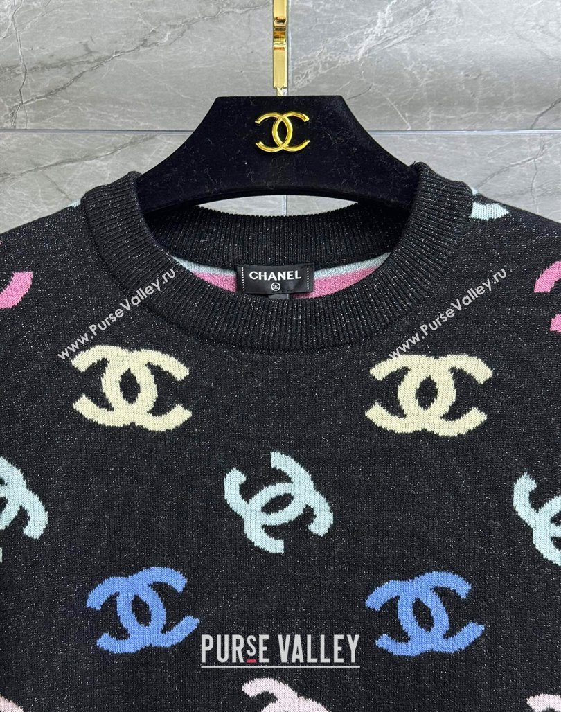 Chanel Cashmere Wool Sweater CH113029 Black 2023 (Q-23113029)