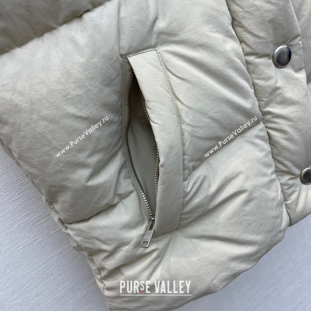 Prada Down Vest P110935 Beige 2023 (VT-23110935)