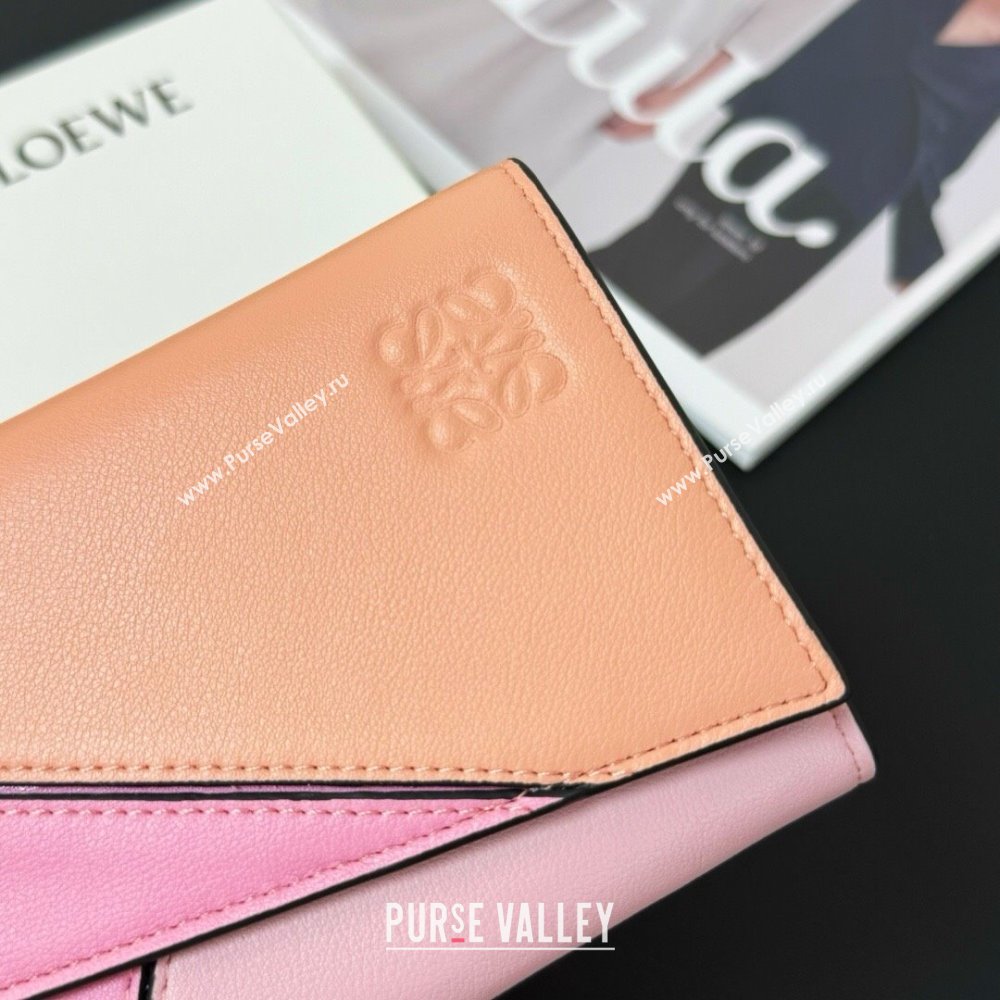 Loewe Puzzle Long Wallet Pink 2024 (HY-24032110)