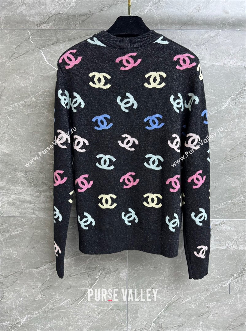 Chanel Cashmere Wool Sweater CH113029 Black 2023 (Q-23113029)