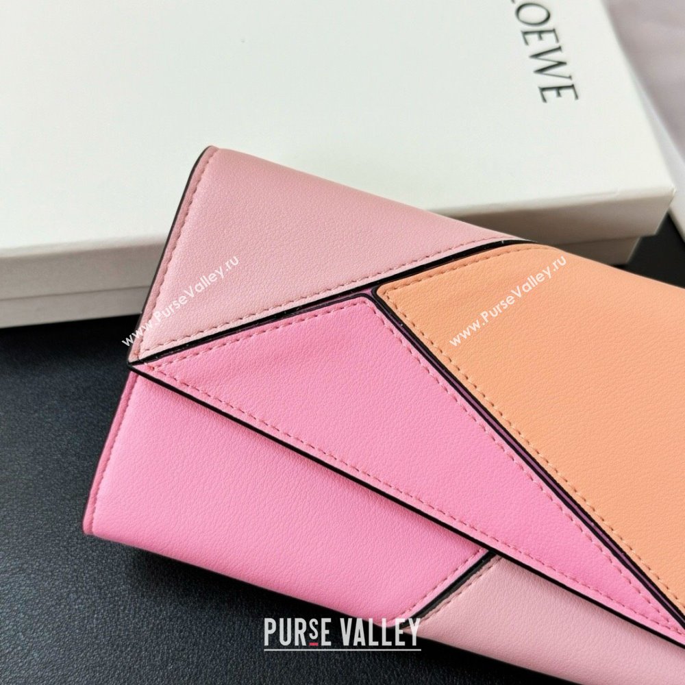 Loewe Puzzle Long Wallet Pink 2024 (HY-24032110)