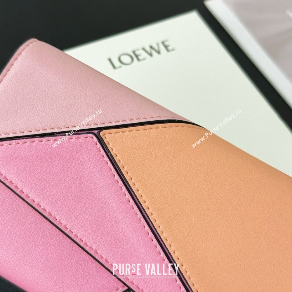 Loewe Puzzle Long Wallet Pink 2024 (HY-24032110)