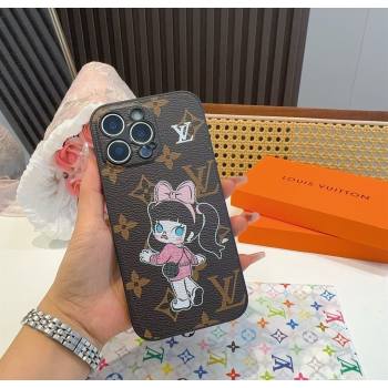 Louis Vuitton Girl iPhone Holder Brown 2025 0616 (SHI-250616018)